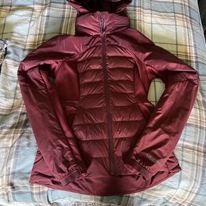 Lulu lemon down for it all jacket sz 6